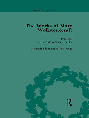 cover image of The Works of Mary Wollstonecraft Vol 1
